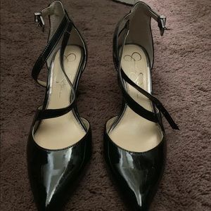 Jessica Simpson ankle strap heels
